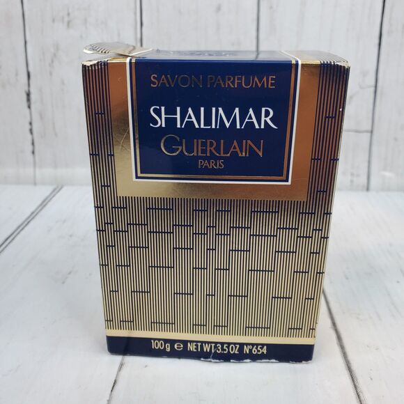 Shalimar Guerlain Perfumed Soap Rare Vintage New In Box! 3.5oz - Picture 2 of 8